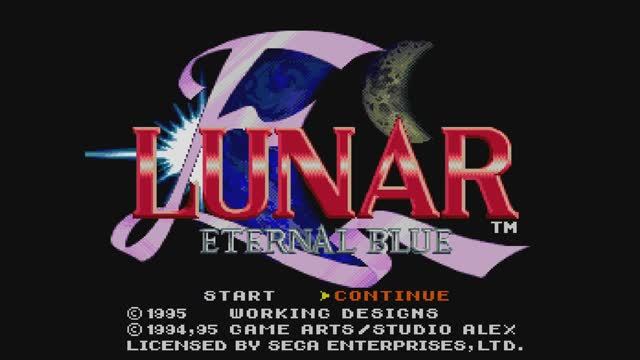 Lunar Eternal Blue на ПК (Sega CD) GAME OS УБИЙЦА РЕТРО ЖЕЛЕЗА