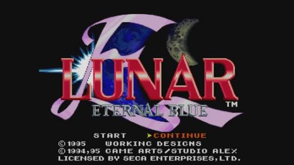 Lunar Eternal Blue на ПК (Sega CD) GAME OS