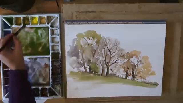 Painting Trees In Watercolour - Part II