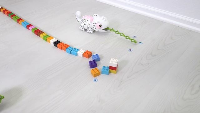 Playing and Racing with my Remote Control Robot Funny Chameleon Toys смотреть онлайн