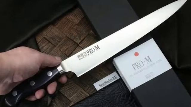 Кухонный нож Kanetsugu Pro-M Sujihiki 240 мм смотреть онлайн