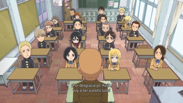 shingeki no kyojin Junior High cap 01 sub español смотреть онлайн