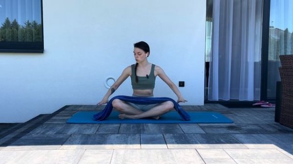 РАСКРЫТИЕ ГРУДНОГО ОТДЕЛА/ ДОМА #упражнения #спорт #плечи #спина