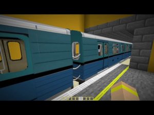 КАТАЮСЬ НА МОЁМ МЕТРО НА 27 ЛИНИИ В МАЙНКРАФТ