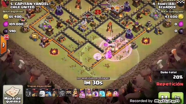Th11 vs Th11: Queen Walk + LaLoon (Tomy(88) - ECUADOR - Clash Of Clans) смотреть онлайн