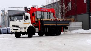 Взяли новый манипулятор Kanglim 2056H! КамАЗ вездеход 43118 6х6