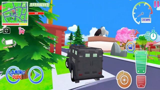 Dude Theft Wars Open World - Weird Vehicles Chicken Car, Skateboard, RC Car (Android,iOS)