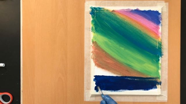 Aurora Painting / Northern Lights / Acrylic Painting for beginners смотреть онлайн