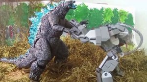 сериал "Годзилла ", часть 1 , первый враг на пути в город💥 #битва #годзилла