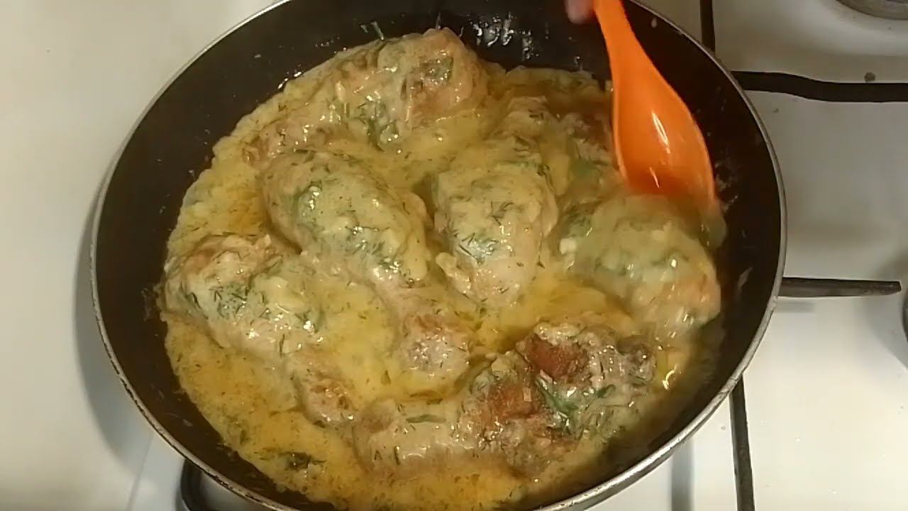 Куриная голень в молоке смотреть онлайн