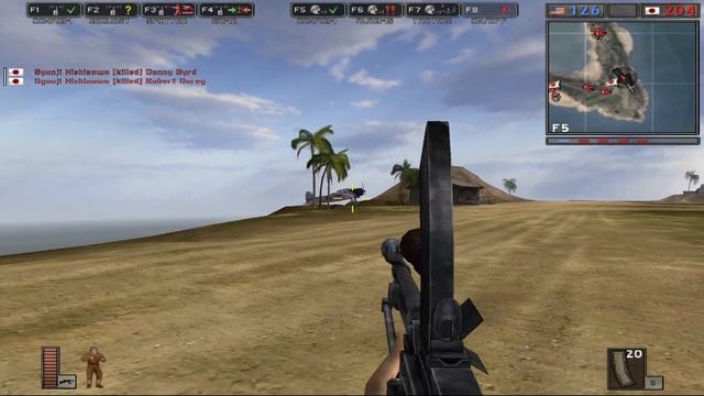 Battlefield 1942 (No comment): Axis campaign "Wake island" Gameplay HD смотреть онлайн