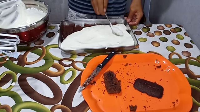 Trending Dessert!!!!!   NO BAKE  FUDGE BAR CAKE ( EASY TO MAKE ) Homemade Fudge Bar Cake