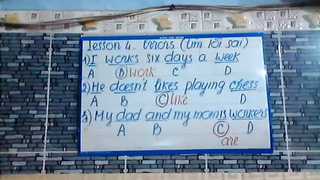 3/12.Lesson 4-Find an error ( tim loi sai) смотреть онлайн