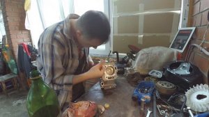 Переборка двигателя Lifan 168F после попадания в него воды с песком