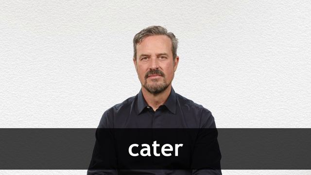 How to pronounce CATER in American English смотреть онлайн