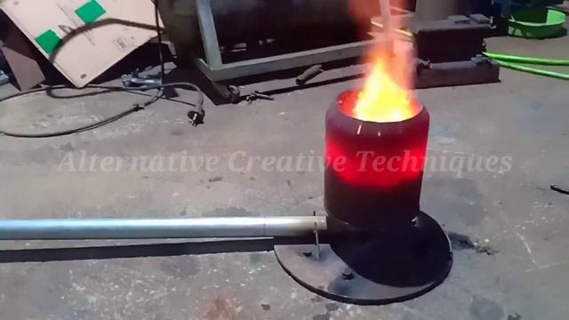 Used oil fuel stove. смотреть онлайн