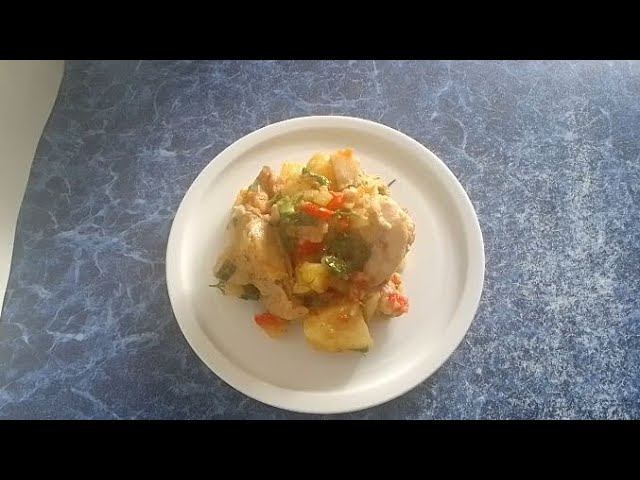 тушёная картошка с куриным мясом смотреть онлайн