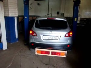 Установка фаркопа на Nissan Qashqai