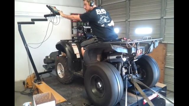 grizzly 700 exhaust comparison stock and barker slip and duals смотреть онлайн