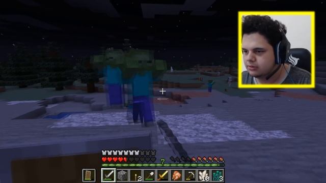 PARTINDO PRA CIMA DE ENDERMAN! - MINECRAFT DOS PAI #09 смотреть онлайн