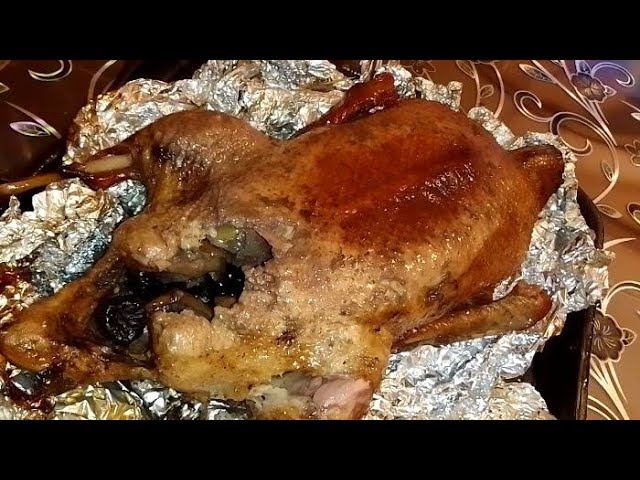 запечённая домашняя утка. смотреть онлайн