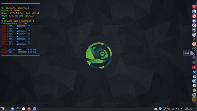 openSUSE Tumbleweed | 1 an après son installation ? ELITE ! смотреть онлайн