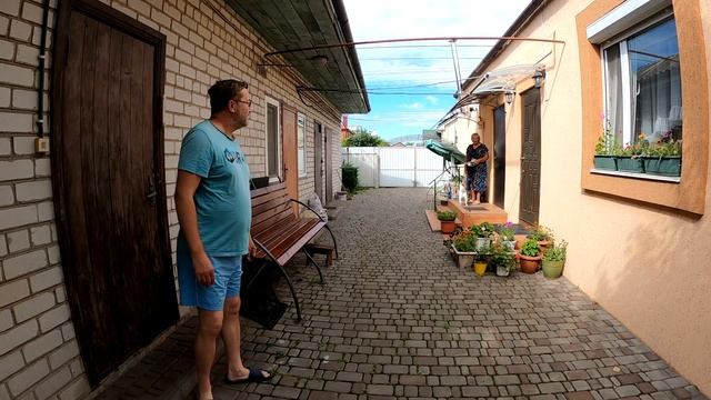 Дрова летом, выкопали чеснок, бассейн для собаки #familyvlog #ukraine