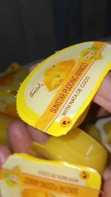 Yummy Jellies #shorts | Sunstar Pudding Mango Flavor with Nata de Coco смотреть онлайн