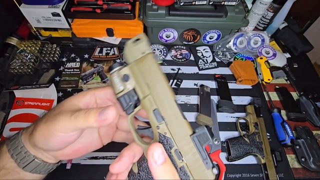 Hellcat Pro w Sig Romeo 0 , Herrington Arms Compensator, Streamlight TLR7X & Handleitgrips new EDC смотреть онлайн