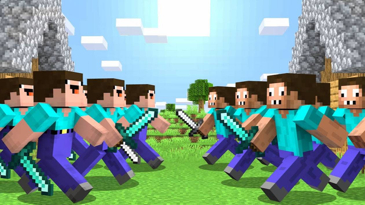 📹 ДЕРЕВНЯ НУБА ПРОТИВ ДЕРЕВНИ ПРО В МАЙНКРАФТ ! НУБИК И ПРО ТРОЛЛИНГ ЛОВУШКА MINECRAFT → смотреть онлайн