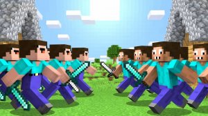 📹 ДЕРЕВНЯ НУБА ПРОТИВ ДЕРЕВНИ ПРО В МАЙНКРАФТ ! НУБИК И ПРО ТРОЛЛИНГ ЛОВУШКА MINECRAFT →