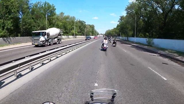 Открытие мотосезона Алматы 2021. Едем в сторону Капчагая по ул. Рыскулова. часть2 смотреть онлайн