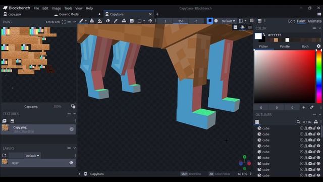 Modeling Capybaras in Minecraft смотреть онлайн