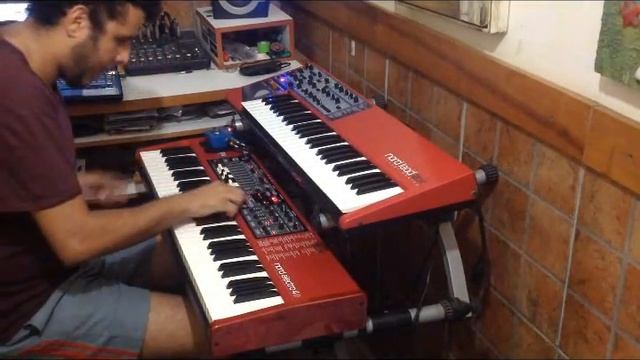 [DEMO] Nord Funk Jam - Nord Electro 4D and Nord Lead 2X смотреть онлайн