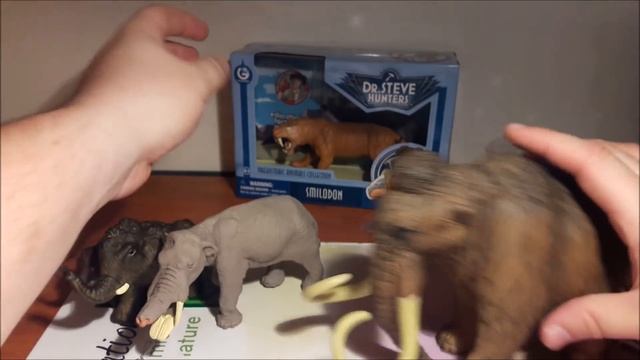 Ouverture de Figurines de Dinosaures #27 Mammouth - Smilodon - Amebelodon смотреть онлайн