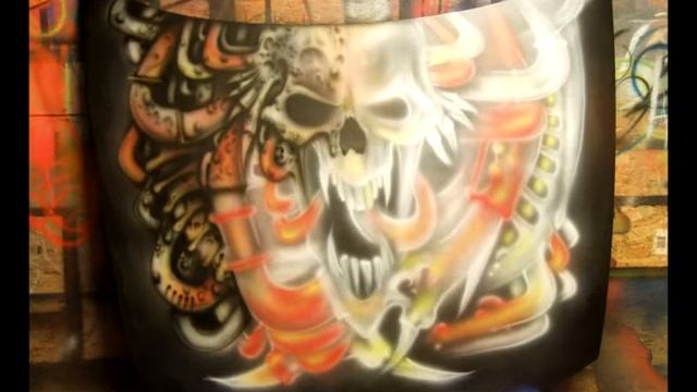 Airbrushing the Alero Hood!!! смотреть онлайн