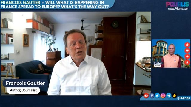 Francois Gautier • Will what is happening in France spread to Europe? What's the way out? смотреть онлайн