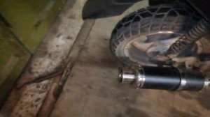 Глушитель прямоток с озона на скутер 139 QMB.