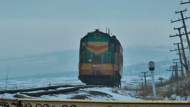 Тепловоз ЧМЭ3-5732 + путемер 2. Бессарабка #CFM смотреть онлайн