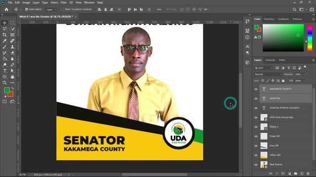 How to design the 2022 Election Posters in Photoshop (Under 15 minutes) | Tips & Tricks #WhatIf смотреть онлайн