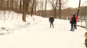 На Щёлоковском хуторе лыжник на беговых лыжах вылетел с трассы, ударился о бетонный блок и погиб