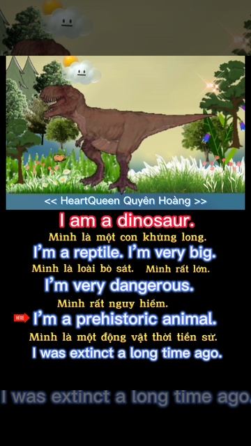 Tiếng Anh cho bé - English for kids - dinosaur смотреть онлайн