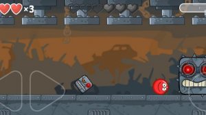 Играем в  Red ball 4. красный шар 4