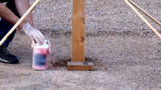 Как установить столбы для забора при помощи HILST Standart смотреть онлайн