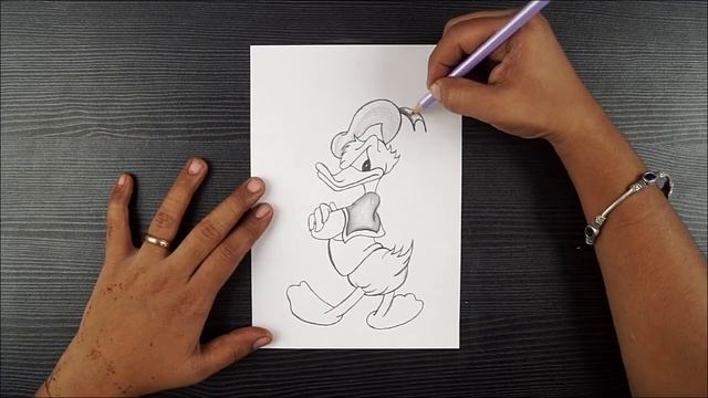 How To Draw Donald Duck Angry Face || Donald Duck Drawing || Step By Step || Pencil Drawing смотреть онлайн