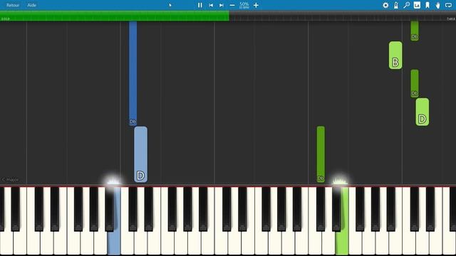 SLOW piano tutorial "ALL BY MYSELF" by Eric Carmen, Céline Dion, with free sheet music (pdf) смотреть онлайн