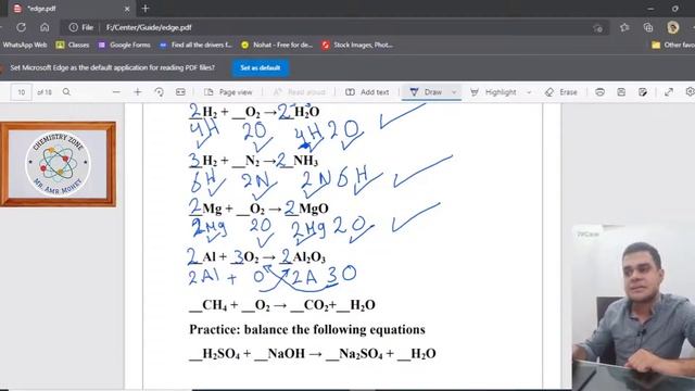 Chemistry basics 2- Balancing Chemical equation and Mole Calculations смотреть онлайн