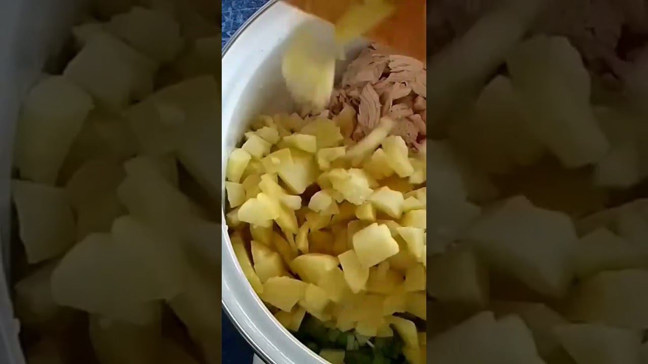 Окрошка на кефире с мясом смотреть онлайн