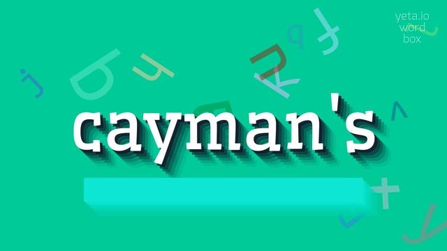 CAYMAN'S - HOW TO PRONOUNCE IT? смотреть онлайн