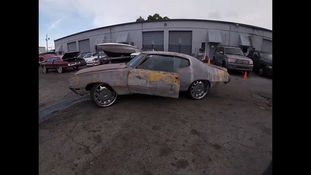 First Time Pulling Out My 1970 Buick Skylark From Inside The Shop